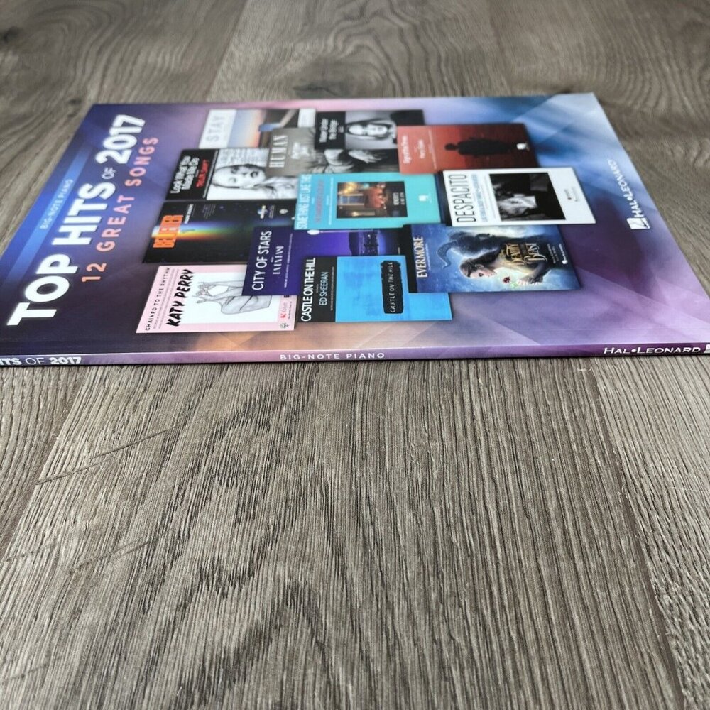 Top Hits of 2017 Big-Note Piano 12 Great Songs Hal Leonard - Picture 4 of 5
